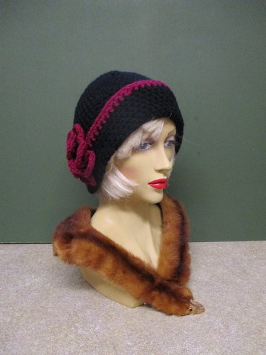 1920s style black raspberry - ,