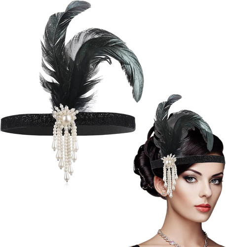 1920s flapper headband - 1920s,