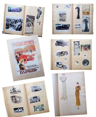 1900 1939 scrapbook motor cars - 1900-1939,