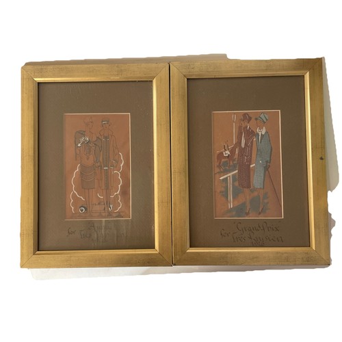 Pair original 1920s - pair, deco