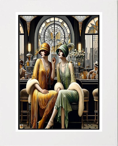 Art deco bar - deco, mounted