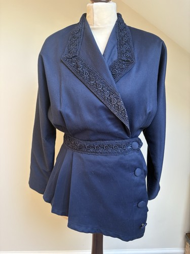 Ladies 1920s style navy blue - ladies,