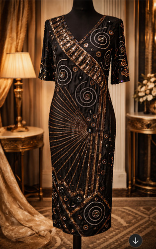 Vintage 1920s style - vintage, silk