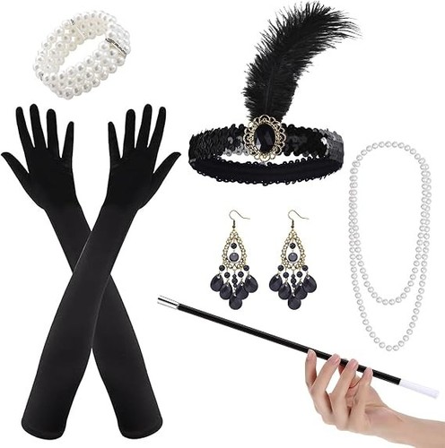 6pcs 1920s accessories for - 1920s,