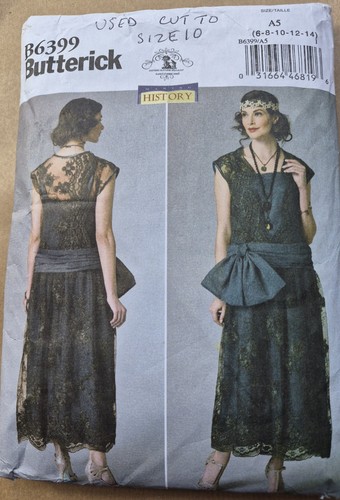 Butterick period dress flapper - period,