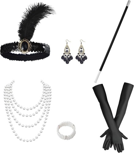 6pcs 1920s accessories - 1920s, for