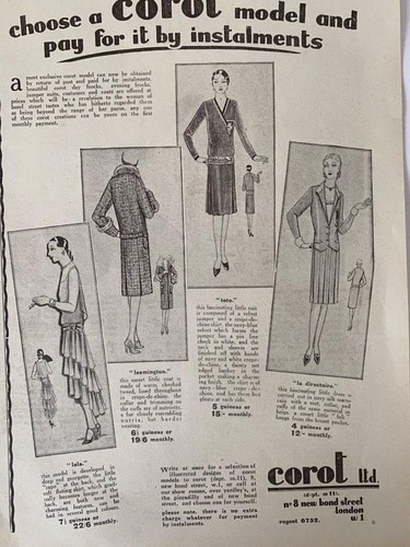 1920s fashion advert - fashion,