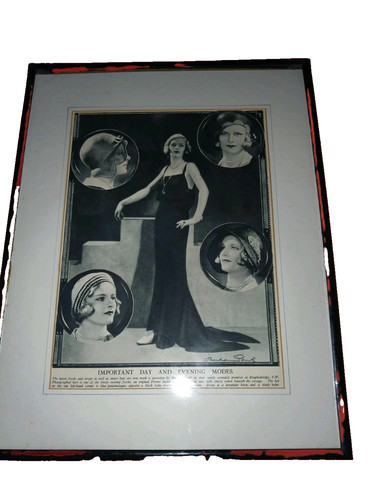Vintage 1920s fashion art - &,
