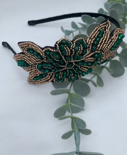 Flapper 1920s style green - green, &
