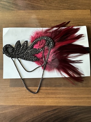 1920s feather and bead - 1920s,