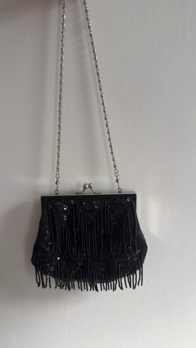 Gorgeous black beaded fringe - gorgeous,