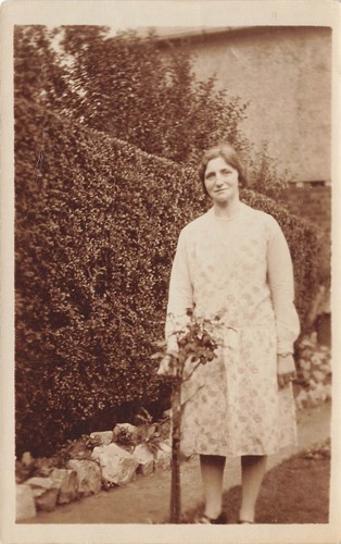 Woman floral dress garden - floral,