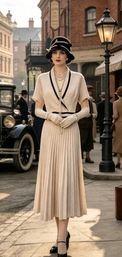 Vintage 1920s 1930s downton - 1920s,