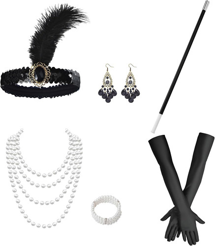 6pcs 1920s accessories - 1920s,